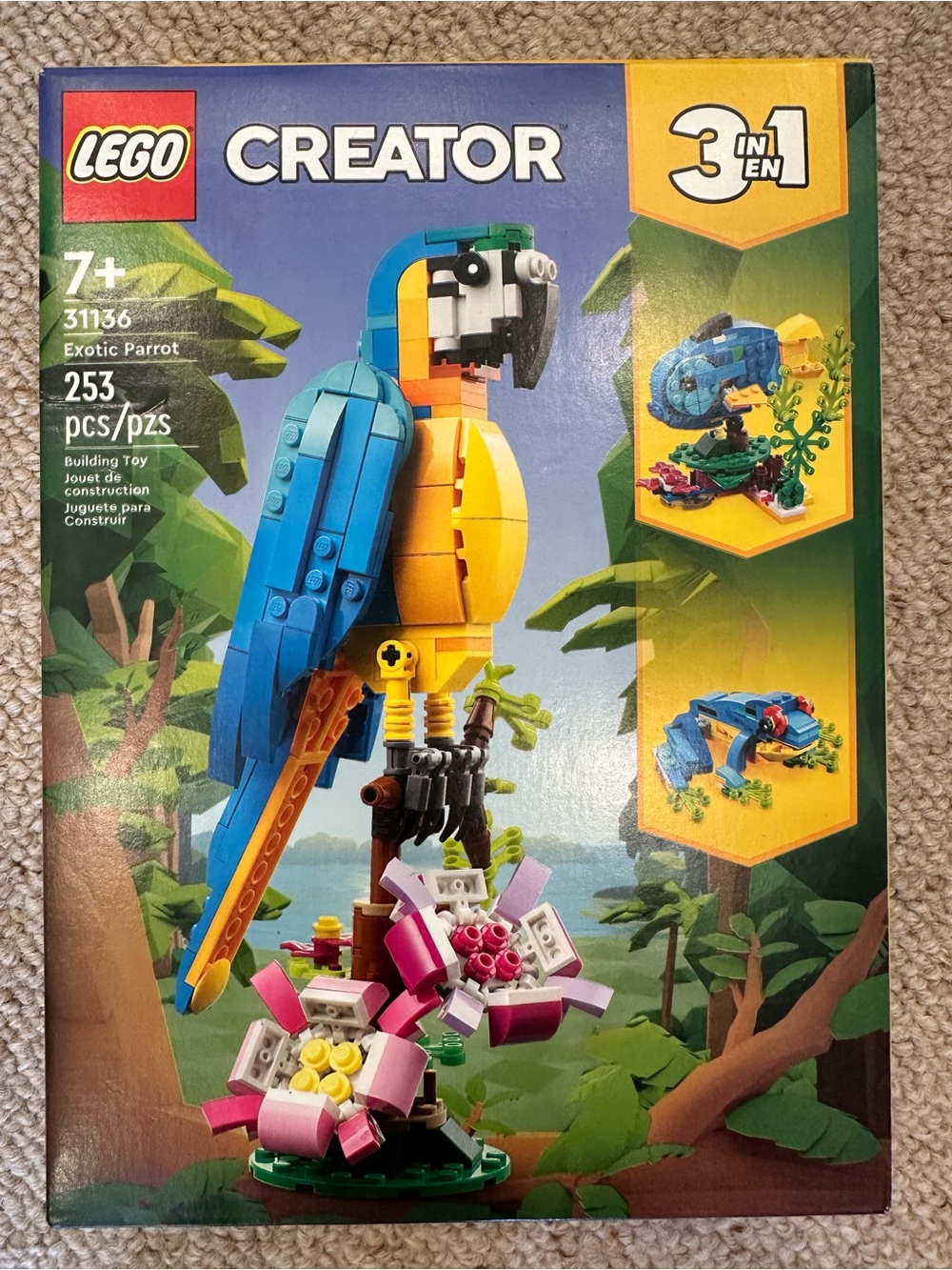 LEGO Creator 3-in-1 Exotic Parrot (New in Box, unopened)